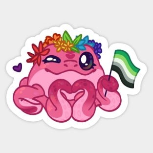 Pride Pretzel Aromantic Sticker